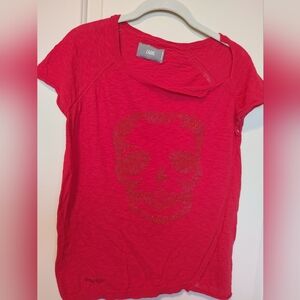 Zadig&Voltaire Red Sweater Tee, M-L